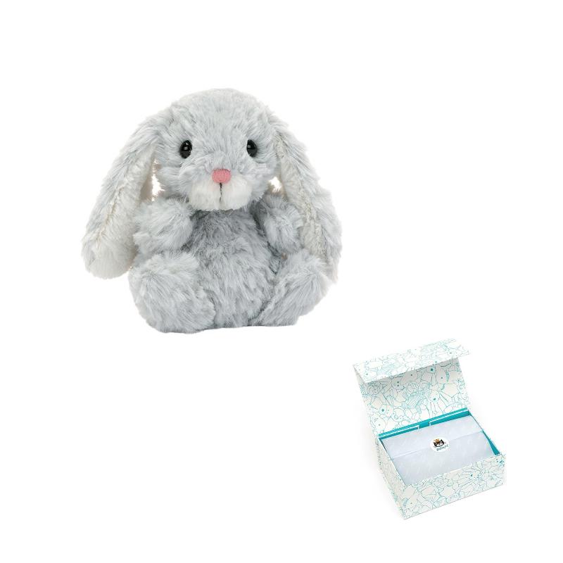Jellycat Bonnie Rabbit Animal Delicious Silver Rabbit Doll Plush Doll 15cm Height