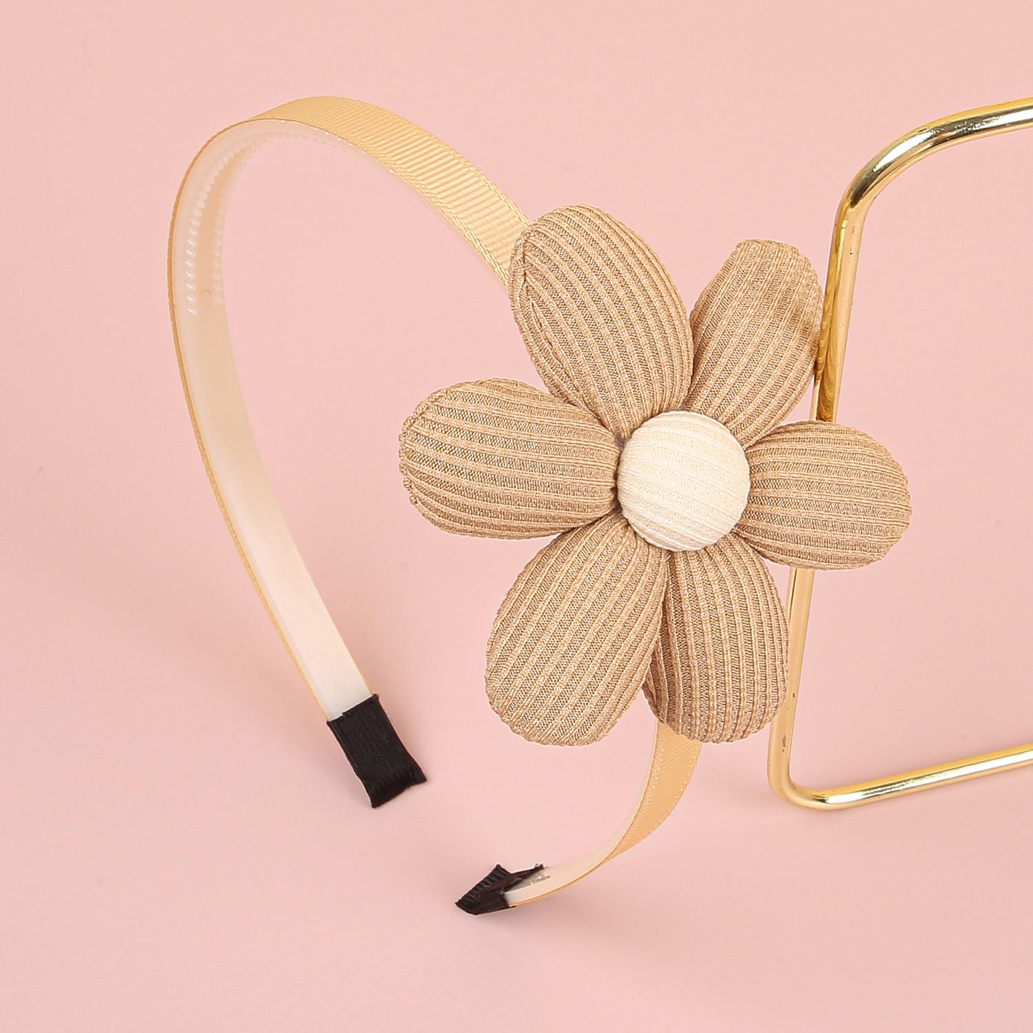 

Модные 3-дюймовые цветочные повязки на голову для маленьких девочек, пластиковые повязки для волос, милые цветочные обручи для волос, аксессуары для волос для детей