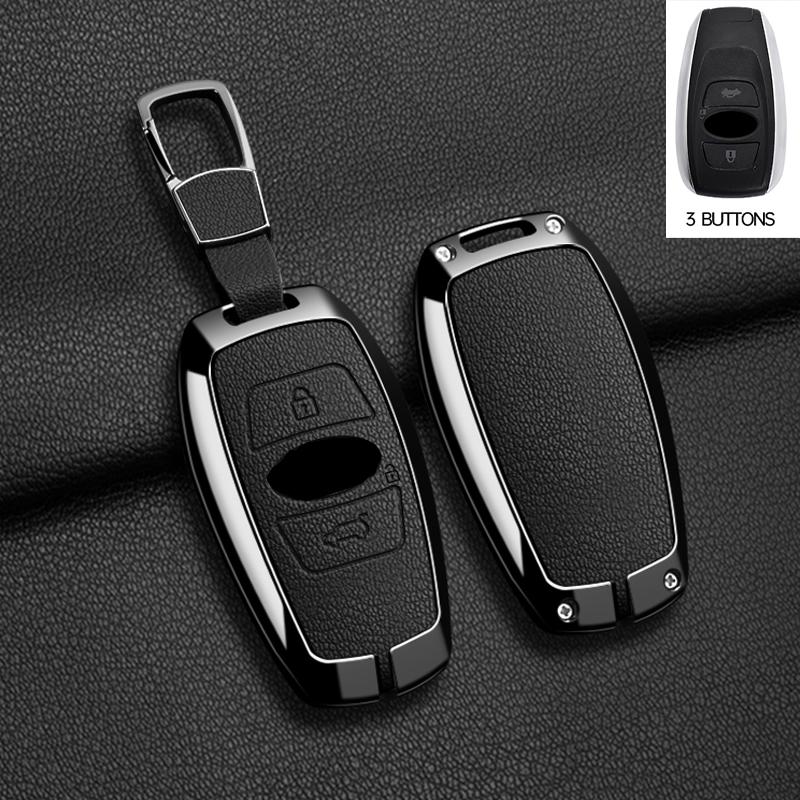 Zinc Alloy Car Key Case Cover Keychain For Subaru BRZ XV SV Forester Legacy Outback Crosstrek Impreza WRX Ascent Key Accessories