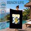 Ifk Lion Crest Emblem Beach Towel, Quick-drying, Easy to Care for, Suitable for Both Fitness and Beach Vacations,Sports Essential