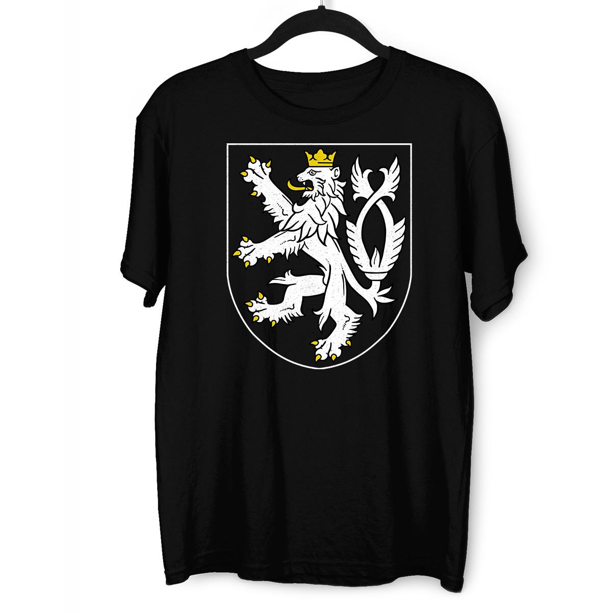 

The Coat of Arms of The Czech Republic Political Crew Neck Czechia T-Shirt Mens Womens Tees Top 4XL