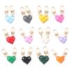 2Pcs Love Heart Brick Keychain For Couples Friendship Women Men Jewelry Gift Keychains