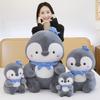 New Fish Holding Penguin Plush Toy Doll Children's Big Doll Gift Grab Doll Exchange