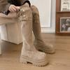Thick-soled Over-the-knee Boots Women's 2025 Autumn and Winter New Thin Suede Boots Women's Long Thin Boots Thick-legged High Boots