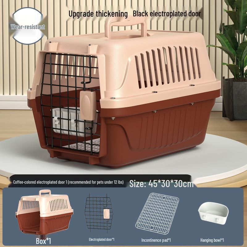 Portable Pet Airline Carrier: Space Capsule Cat Bag & Dog Cage for Small/Medium Pets