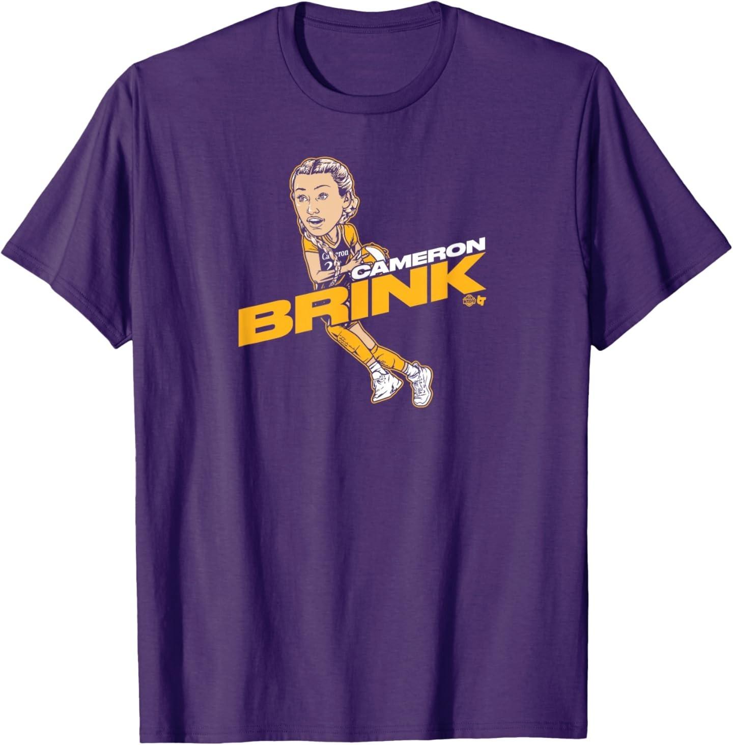 Cameron Brink - Caricature - Los Angeles Basketball T-Shirt S разноцветный