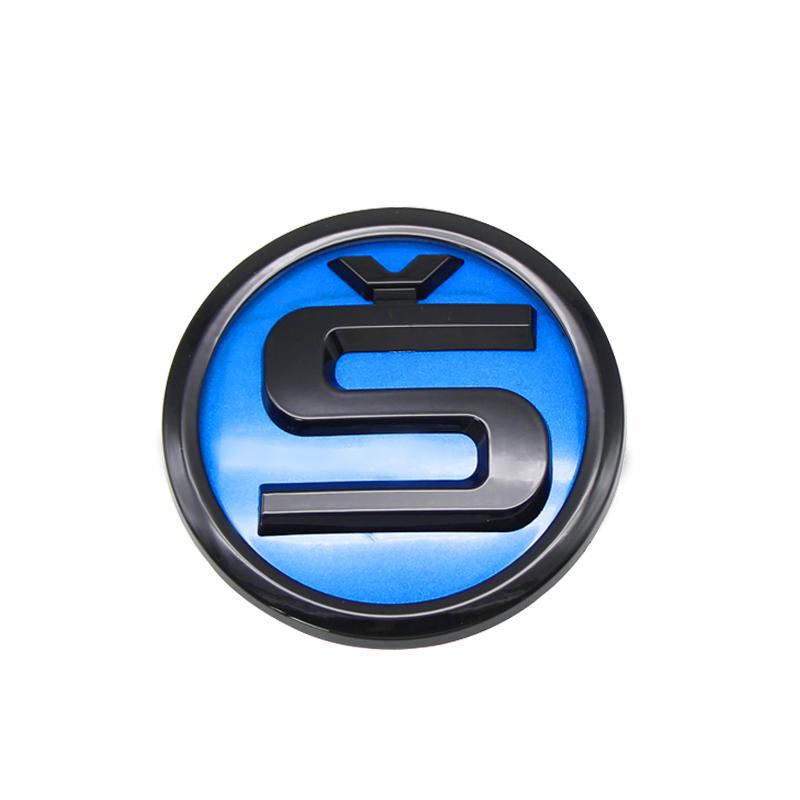 ZDVK6 2026 Hot For SKODA 8/9/10cm Emblem Car Front Hood Badge Rear Trunk Sticker For Skoda S Skoda Kodiaq Fabia Kamiq Karoq Octavia 3