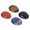 4Pcs Thumb Worry Stone Stress Relief Meditation Small Portable Oval Cabochon Stone for Home Office