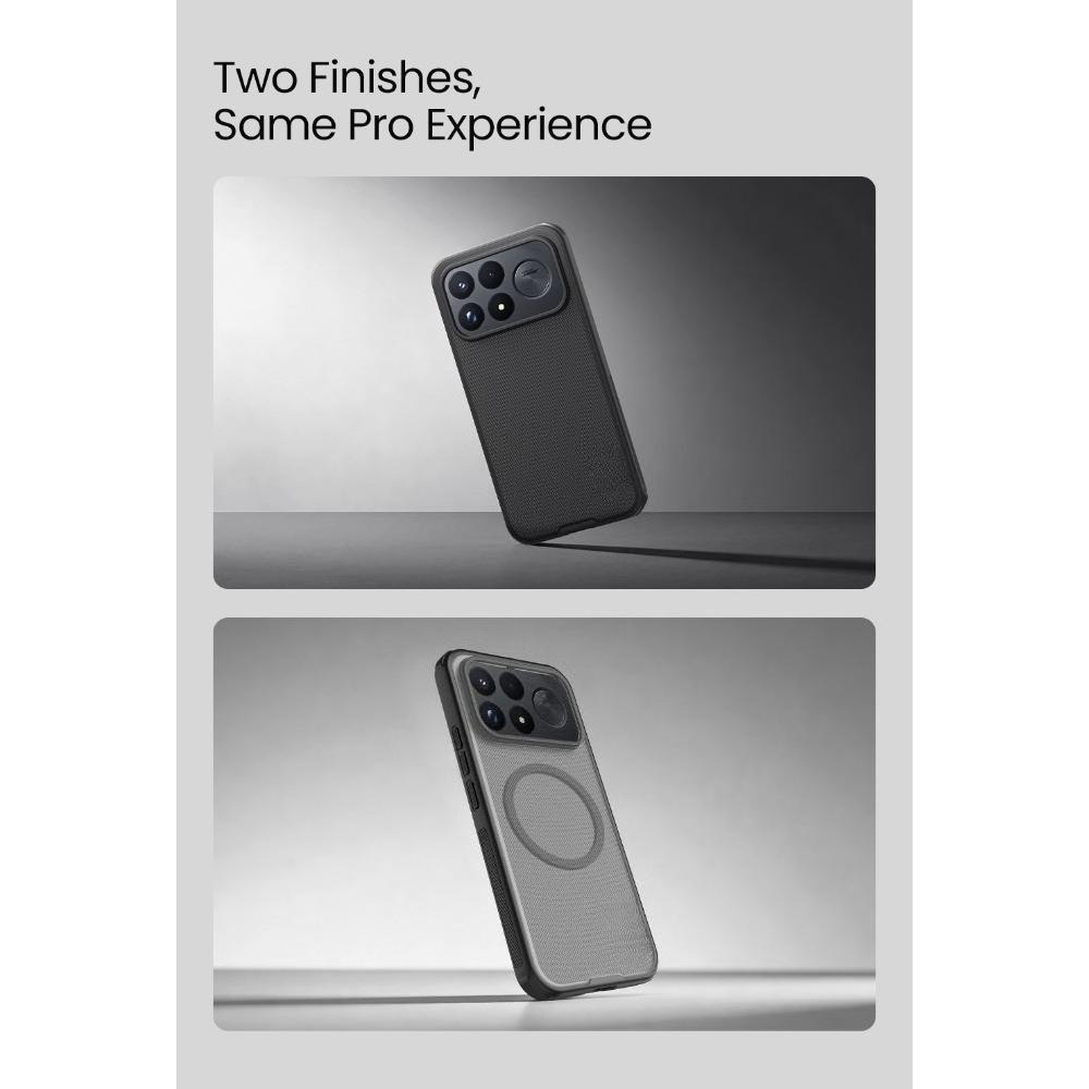 NILLKIN Magnetic Case For Redmi K100 Pro Max Built-in Magnet Airbag Bumper Shockproof CA4002