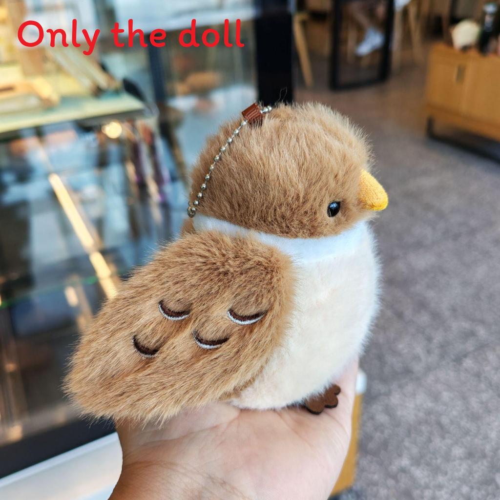 Parrot Cute Cartoon Kiwi Bird Sparro Swallow Bird Plush Toy Pendant For Kid Gift