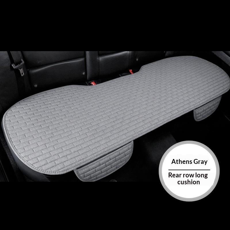 Cuscino Traspirante per Sedile Auto con Imbottitura Morbida in Lino e Supporto Antiscivolo Perfetto per la Guida Quotidiana e i Lunghi Viaggi su Strada