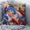 Anime Lucky Star Personalizovaný povlak na polštář Dětská ložnice Divoká párty Dekorace Povlak na polštář Dítě Narozeniny Oslava Dárek