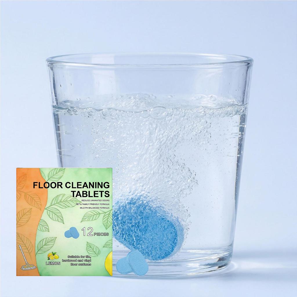 12 Pack Floor Cleaning Pads for Robot Mops - Deep Cleaning Solution for Hardwood, Tile, PVC Floors, Compatible with All Mops