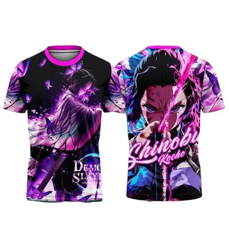 

Bandai Anime Demon Slayer Shinobu Kocho 3D Print Mens T Shirt Casual Streetwear Anime Fans Must Have Comfortable Daily Wear Top 6XL