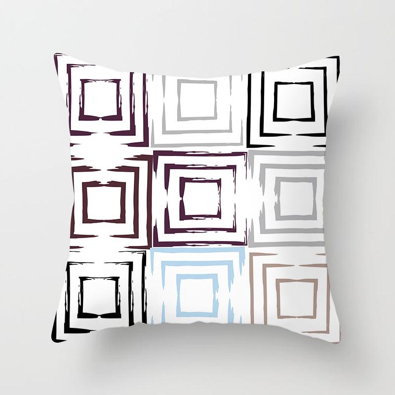 Nordisch Ins Kissen Polka Dot Geometrischer Streifen Kissenbezug Quadratische Heimtextilien