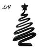 Seasonal Home Embellishments 3D Printed Minimalist Christmas Tree Desktop Ornament Modern Holiday Table Office Desk Ornaments Sign for Living