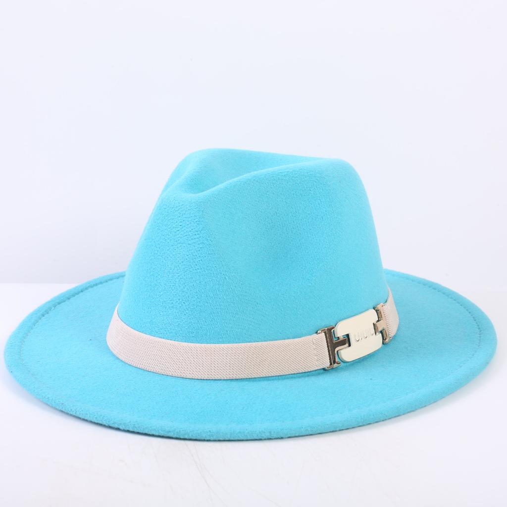Popular European and American Classic Simple Flat-brimmed Top Hat Men's and Women's Fashionable and Elegant Versatile Jazz Hat Top Hat