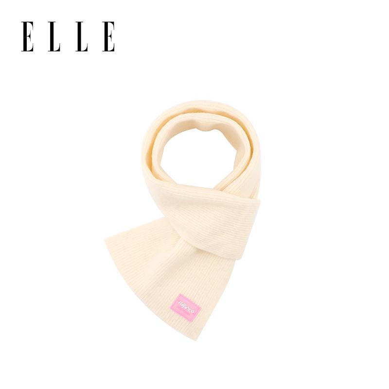 ELLE 100% Sheep Wool Children's Color Code Wool Knitted Series Collection Cold Hat/Scarf