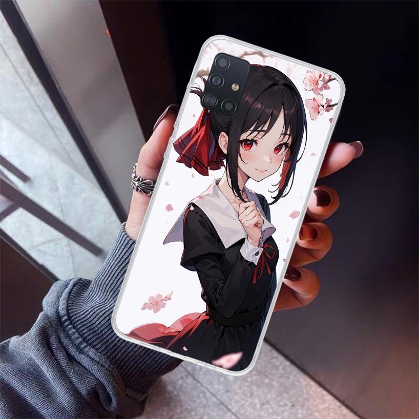 Kaguya Sama Shinomiya Phone Case For Samsung Galaxy A52 A51 A50S A32 A22 A12 A02S A72 A71 A31 A70 A30S Note 20 Ultra 10 Plus S10