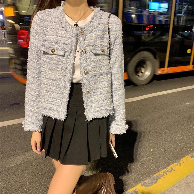 Women's French Noble Bouclé Slimming Cardigan Jacket - 2026 Spring/Autumn Collection