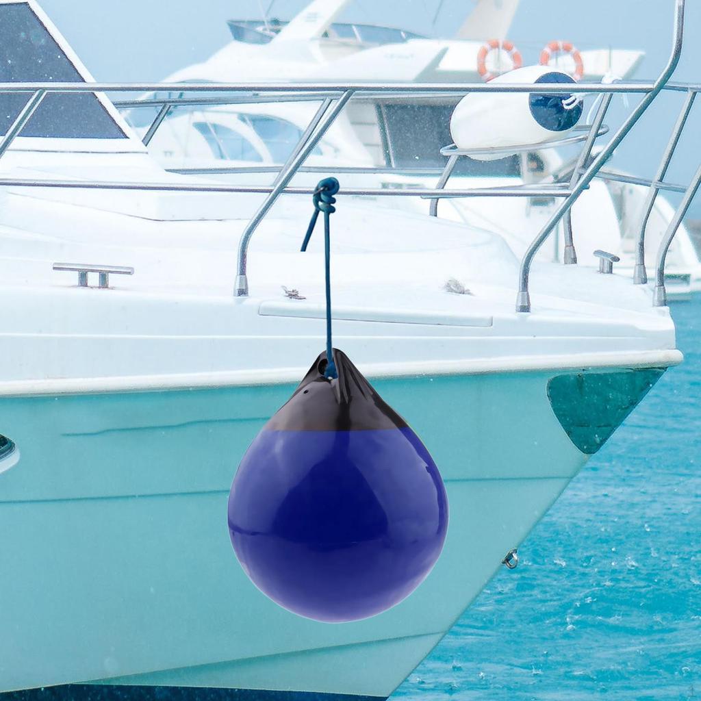 Boje für Boote und Segelboote, mit Öse, PVC, Größe 30 x 35 cm