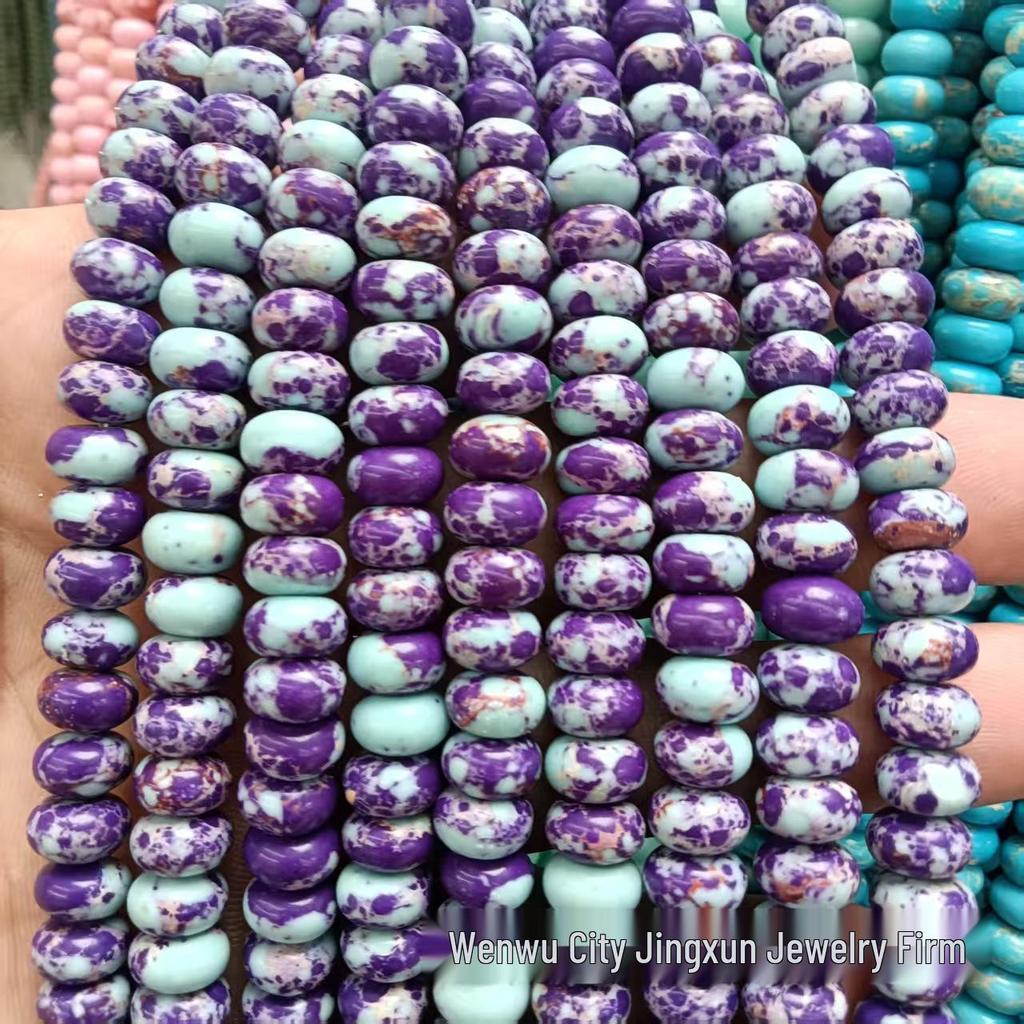 100 Natural Stone 5x8mm Abacus Beads for Jewelry Making – Bracelets & Necklaces