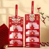 Paper Horse Year Red Envelope 3D Design Folding Style Folded Red Envelope Red Color Chinese Style Lucky Red Bag Chinese New Year