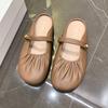 Slippers Women's Spring Outer Wear New with Skirt Sandals Retro Bag Head Shoes
