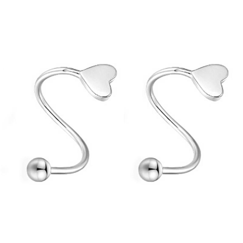 

Silver Minimalist Twist Wrap Crawler Earrings Climber Cuff Earrings for Women Cartilage Wrap Ear Hypoallergenic Earrings 1