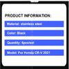 Anti-Dust Car Front Grill Insect Nets Protect Screen Mesh Covers Stainless Steel Decoration Accessories For Honda CRV C-RV 2021