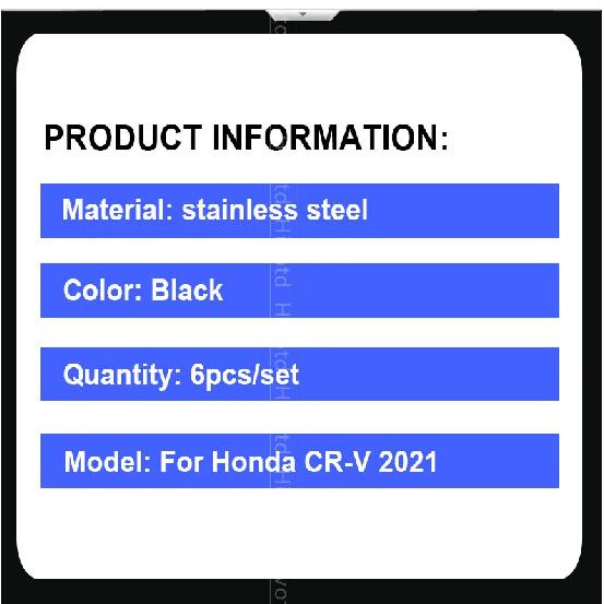 Anti-Dust Car Front Grill Insect Nets Protect Screen Mesh Covers Stainless Steel Decoration Accessories For Honda CRV C-RV 2021