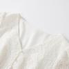 Xiangying Women's French Style Lace V-Neck Crochet Dress