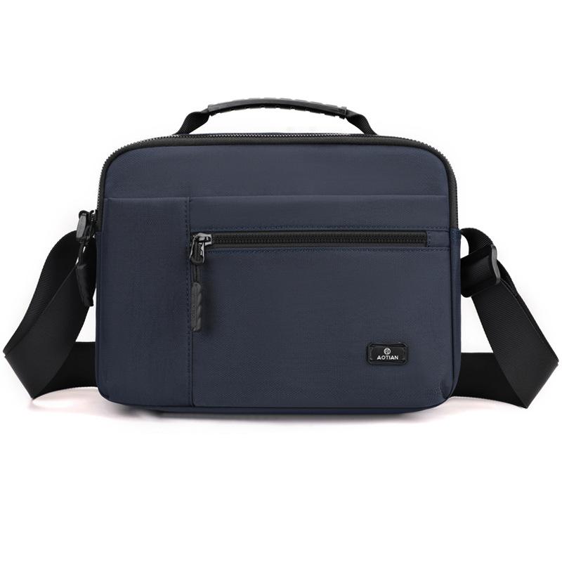 

Мужская сумка для поездок на работу, сумка через плечо, сумка-мессенджер темно-синий