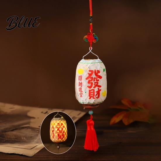 Mini Lantern Crafts Oil Paper Bamboo Weaving Kit  DIY Painting for Craft Set Mid-Autumn Festival  Handmade Handheld Assembly Toy Kids Adults