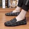 Loafers Shoes Men Slip-On Lightweight Men's Casual Canvas Shoes Summer Fashion Versatile One Step Lazy Shoes Driving Shoes Man