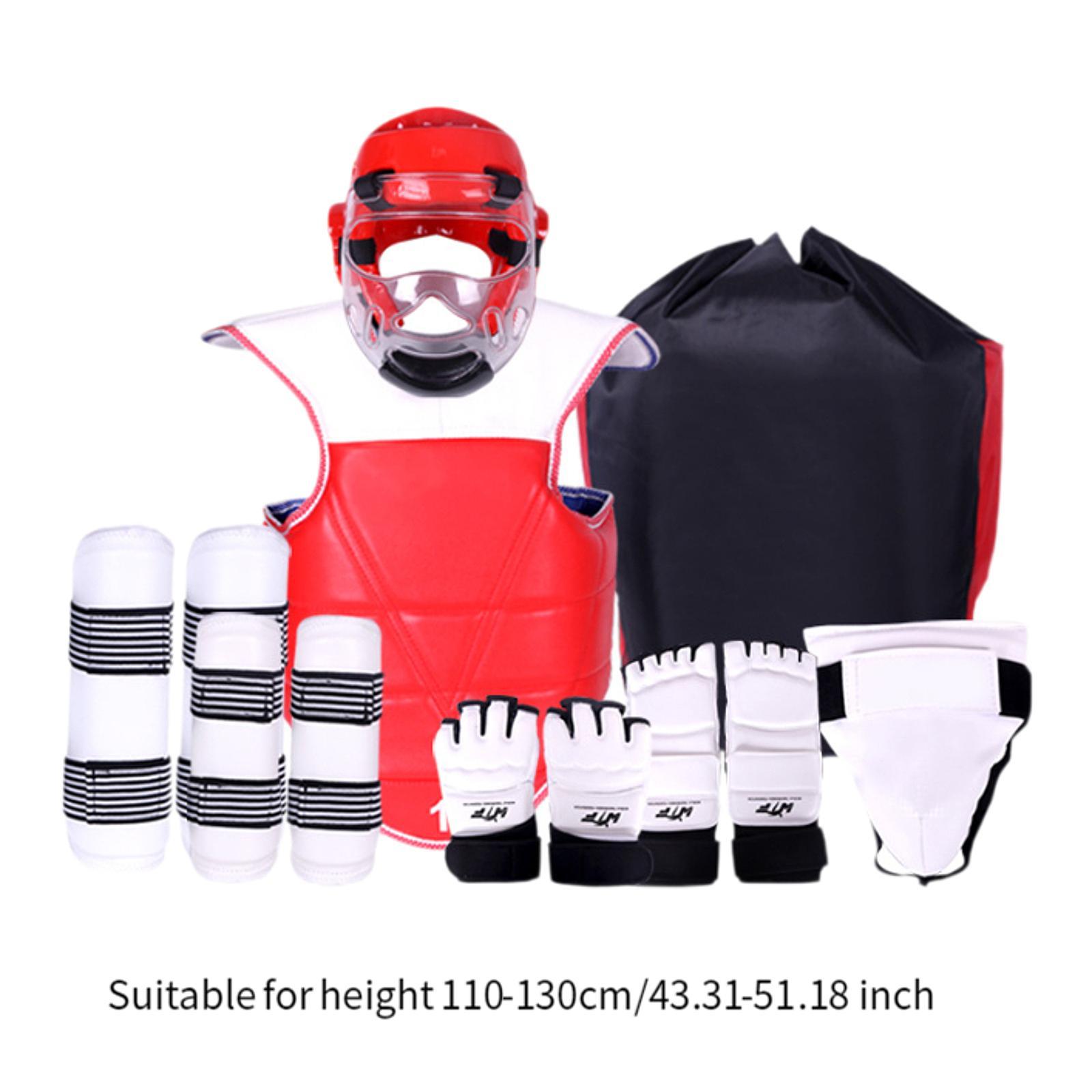 Taekwondo Sparring Equipment Set with Helmet