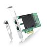 Ipolex 10G Network Card, Intel X550-T2 ELX550AT2 Genuine Chipboard, Dual RJ45 Ports, 10Gbase-T LAN Card, PCI-E3.0 X4/X8/X16, for PC Servers