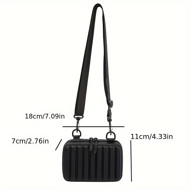 Fashion Box Bag, Mini Shoulder Crossbody Bag, Square Shoulder Bag with Adjustable Strap, Perfect for Mobile Phone, Power Bank, and Daily Essentials