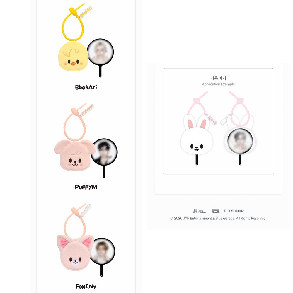 [PRE-ORDER] SKZOO PLUSH MINI PICKET KEYRING Stray Kids World Tour RUN IT MD