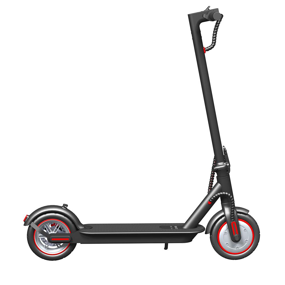 ES-S3PRO Urban Electric Scooter, Black/White, 8.5 Inch Tire, 36V 10Ah Battery, 25km/h Speed, Portable E-Scooter for Adults