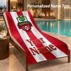 Individualus tekstas Southampton FC spaudinys Paplūdimio rankšluostis Didelis rankšluostis namams, vonios kambariui, paplūdimiui