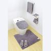 Senko Cushionee 2 Toilet Lid Cover for Regular and Cleaning Use Gray 12182 B.B.collection