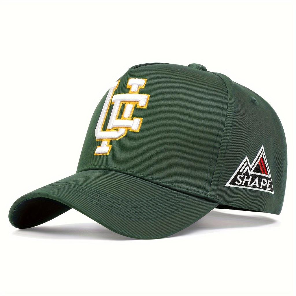 Unisex Uf Embroidered Side Shape Baseball Caps Spring And Autumn Outdoor Adjustable Casual Hats Sunscreen Hat