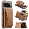 Leather Phone Case for Google Pixel 10 Pro XL Pixel9 Pro 8 Detachable Magnetic RFID Blocking Photo&Card Slot Wallet Stand Cover