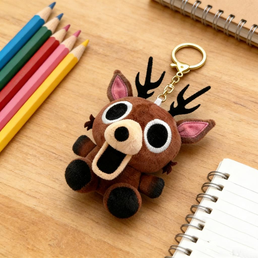 Non-Toxic 20Cm Q 99 Nights In The Forest Deer Plush Toy Stuffed Animal Soft Movie Inspired Gift Kids And Fans Collectible Christmas Gift