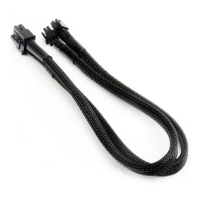 Braideds 8Pin To Two 6Pin PCIExpress Video Card Power Adapter Cable for Systems