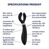 Vibrator And Stimulator Black Man And Woman Endless Fun Satisfyer Cc597765