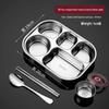 ZISIZ 316 Edelstahl geteiltes Lunchbox-Set