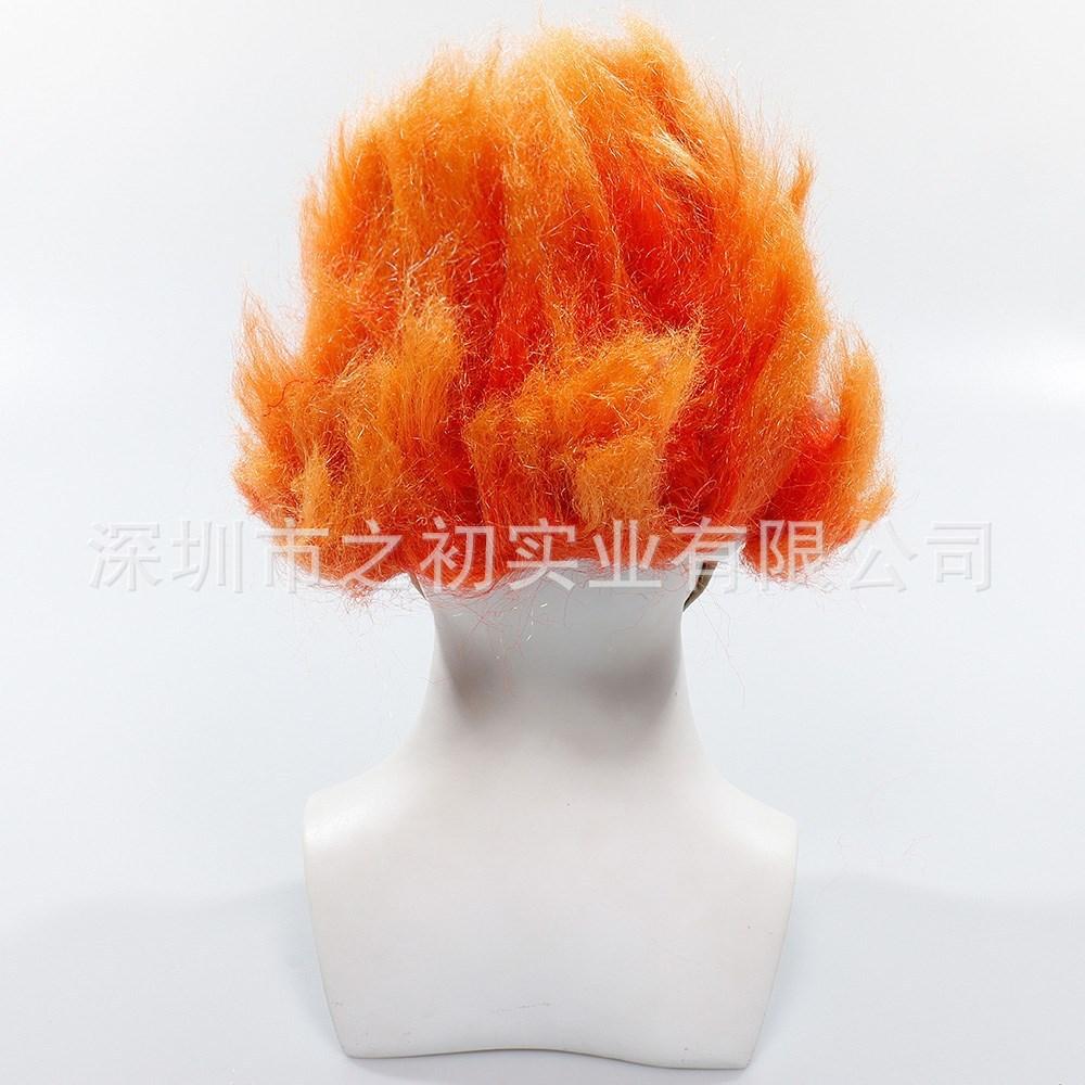 New Halloween Latex Mask, Flame Clown Headgear, Masquerade Horror Prop