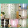 Modern Printed Blackout Window Curtain Sheer For Bedroom Decoration Livingroom